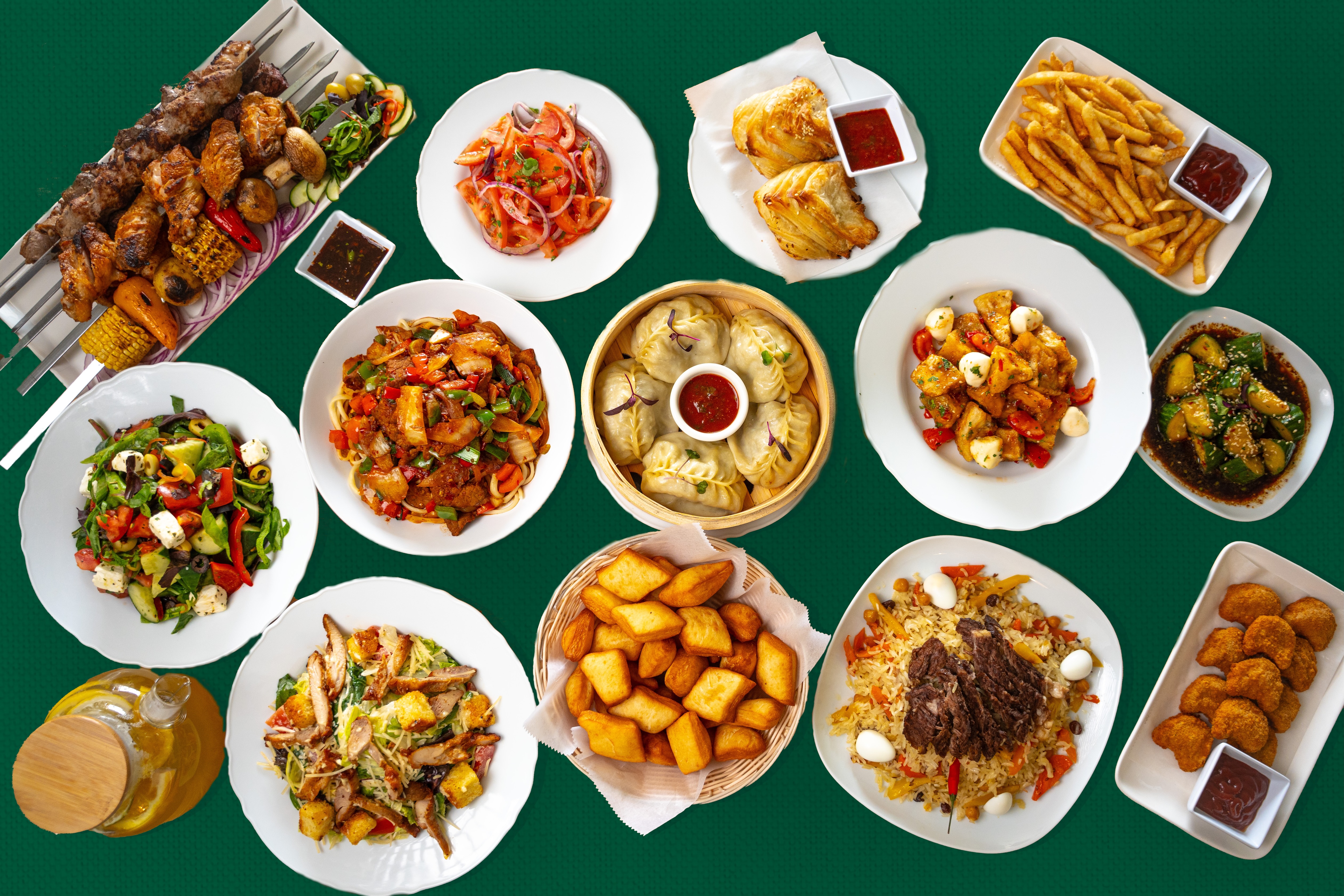 A spread of Arzu dishes